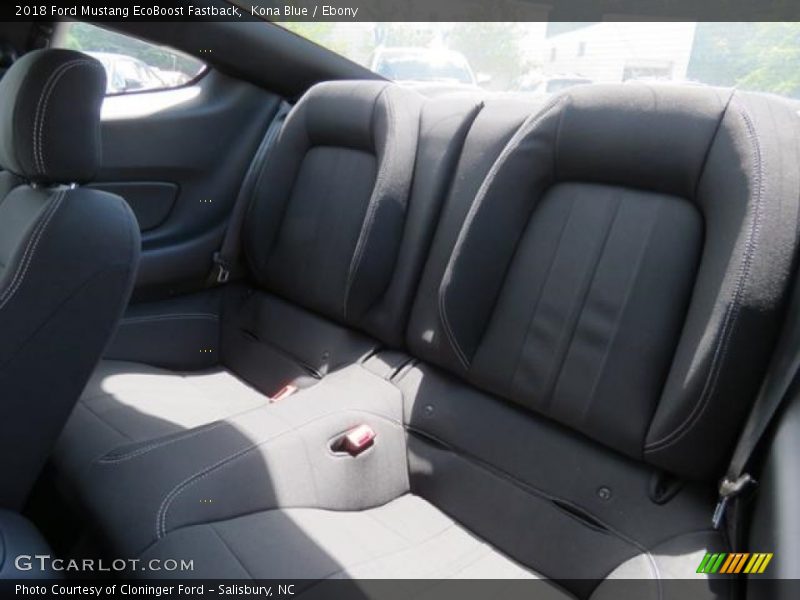 Kona Blue / Ebony 2018 Ford Mustang EcoBoost Fastback
