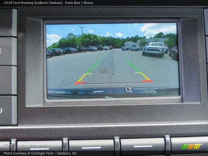 Kona Blue / Ebony 2018 Ford Mustang EcoBoost Fastback