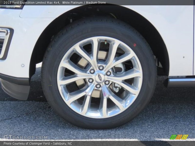 White Platinum / Medium Stone 2018 Ford Expedition Limited Max 4x4