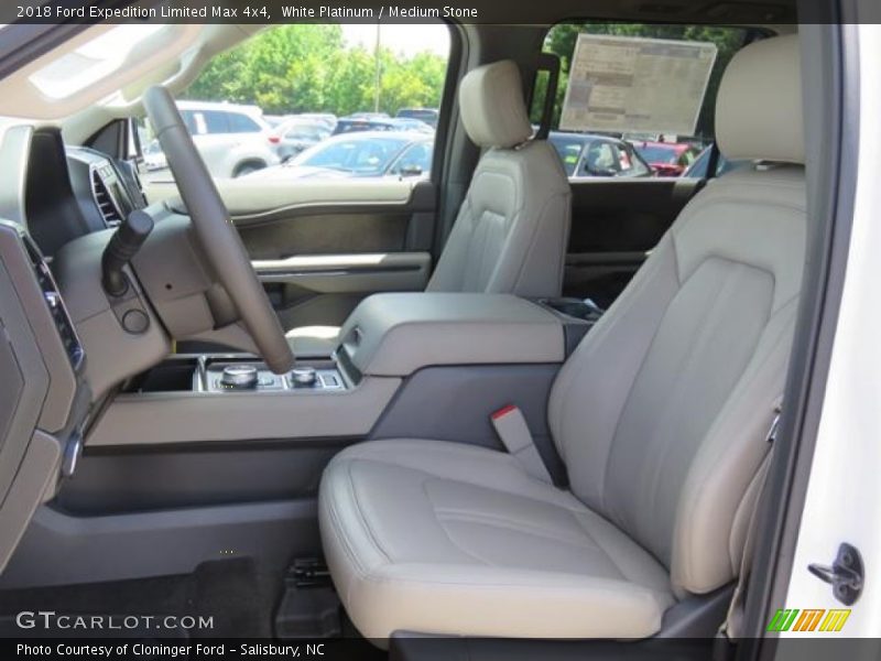 White Platinum / Medium Stone 2018 Ford Expedition Limited Max 4x4