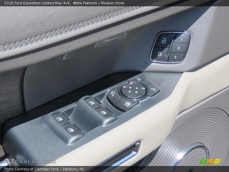 White Platinum / Medium Stone 2018 Ford Expedition Limited Max 4x4