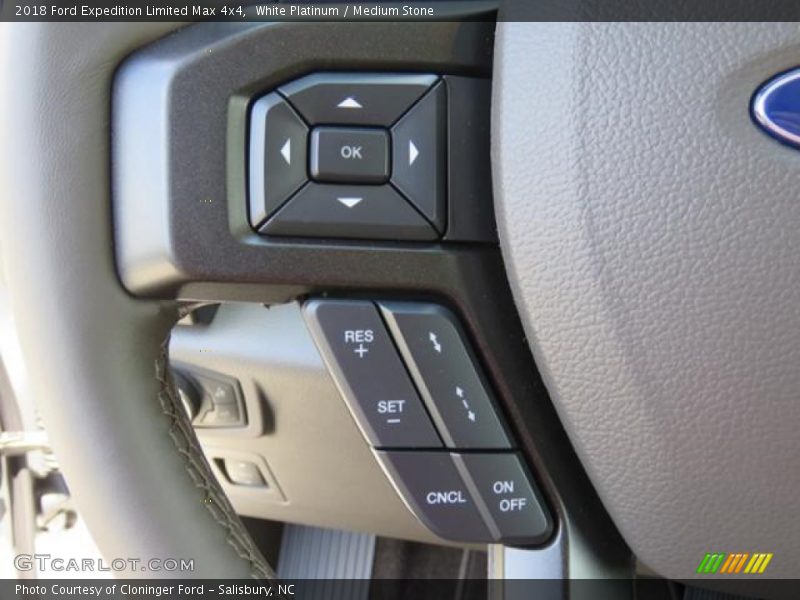 White Platinum / Medium Stone 2018 Ford Expedition Limited Max 4x4