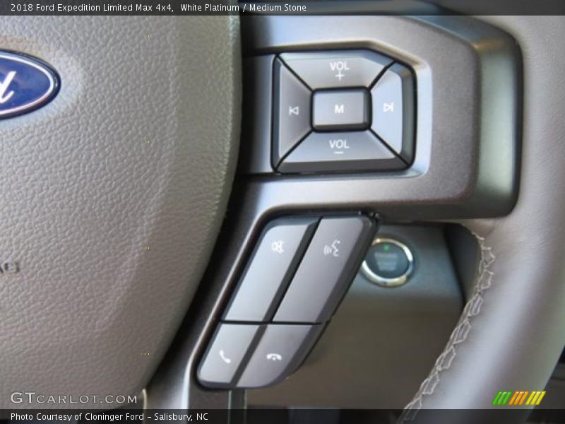 White Platinum / Medium Stone 2018 Ford Expedition Limited Max 4x4