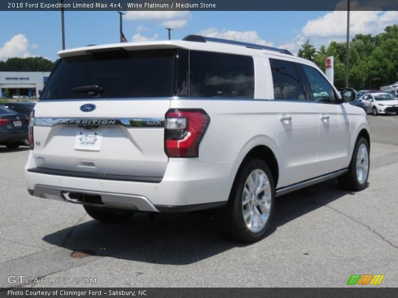 White Platinum / Medium Stone 2018 Ford Expedition Limited Max 4x4