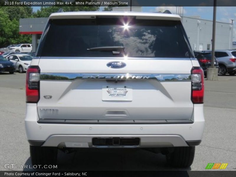 White Platinum / Medium Stone 2018 Ford Expedition Limited Max 4x4