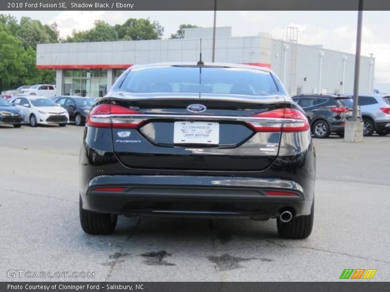 Shadow Black / Ebony 2018 Ford Fusion SE