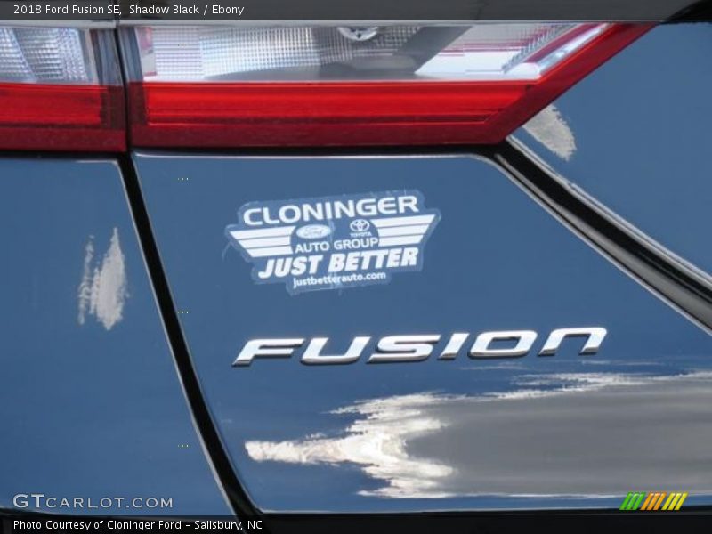 Shadow Black / Ebony 2018 Ford Fusion SE