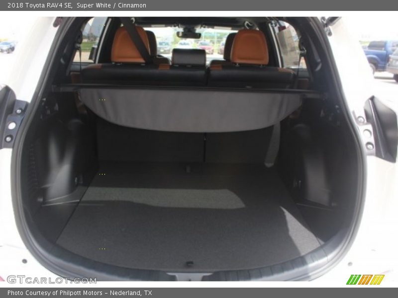 Super White / Cinnamon 2018 Toyota RAV4 SE
