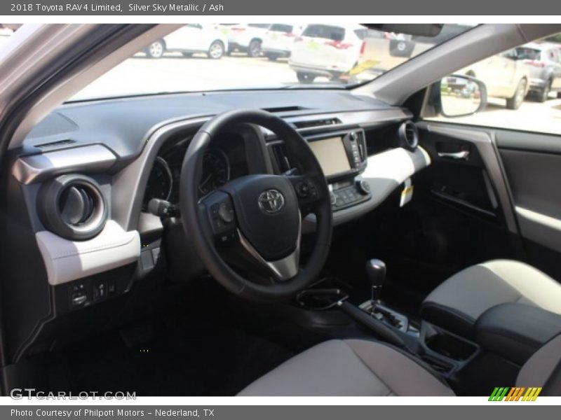 Silver Sky Metallic / Ash 2018 Toyota RAV4 Limited