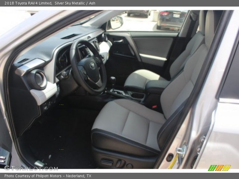 Silver Sky Metallic / Ash 2018 Toyota RAV4 Limited