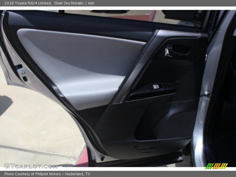 Silver Sky Metallic / Ash 2018 Toyota RAV4 Limited
