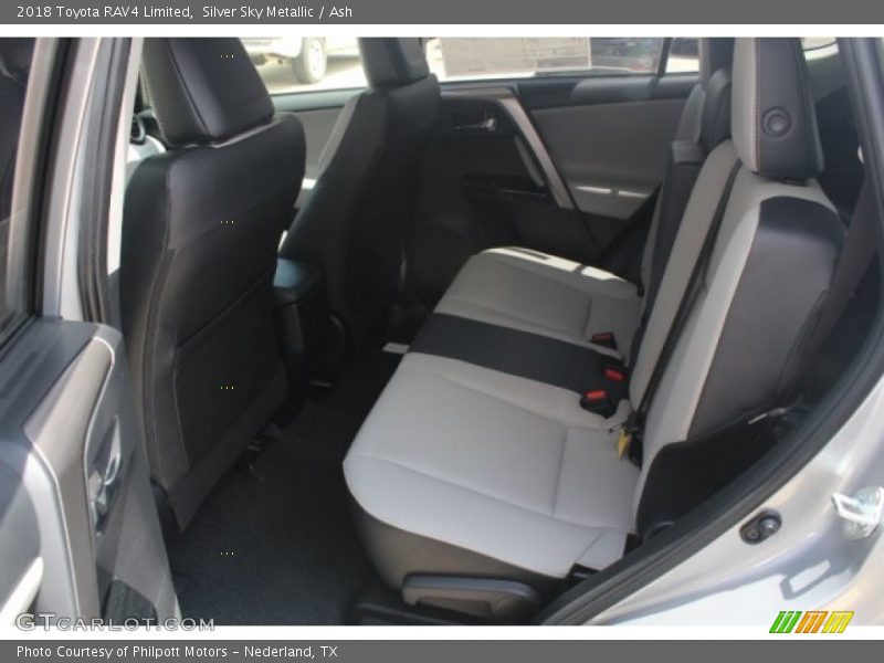Silver Sky Metallic / Ash 2018 Toyota RAV4 Limited