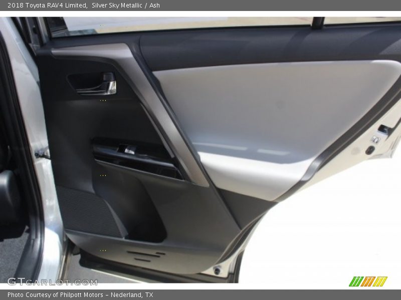 Silver Sky Metallic / Ash 2018 Toyota RAV4 Limited