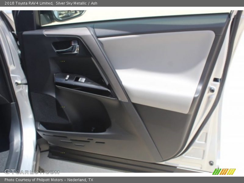 Silver Sky Metallic / Ash 2018 Toyota RAV4 Limited
