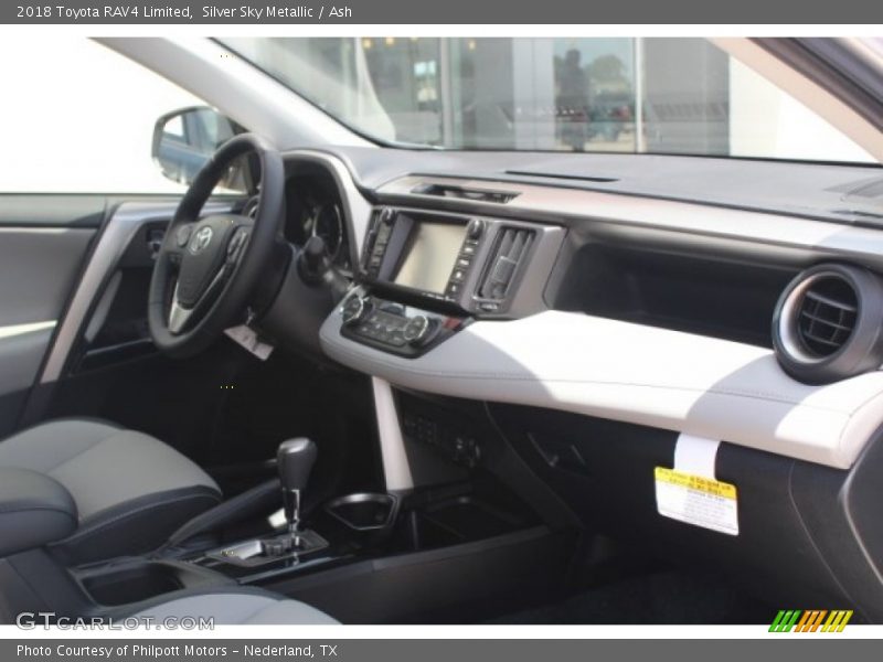 Silver Sky Metallic / Ash 2018 Toyota RAV4 Limited