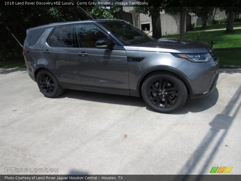 Corris Grey Metallic / Vintage Tan/Ebony 2018 Land Rover Discovery HSE Luxury