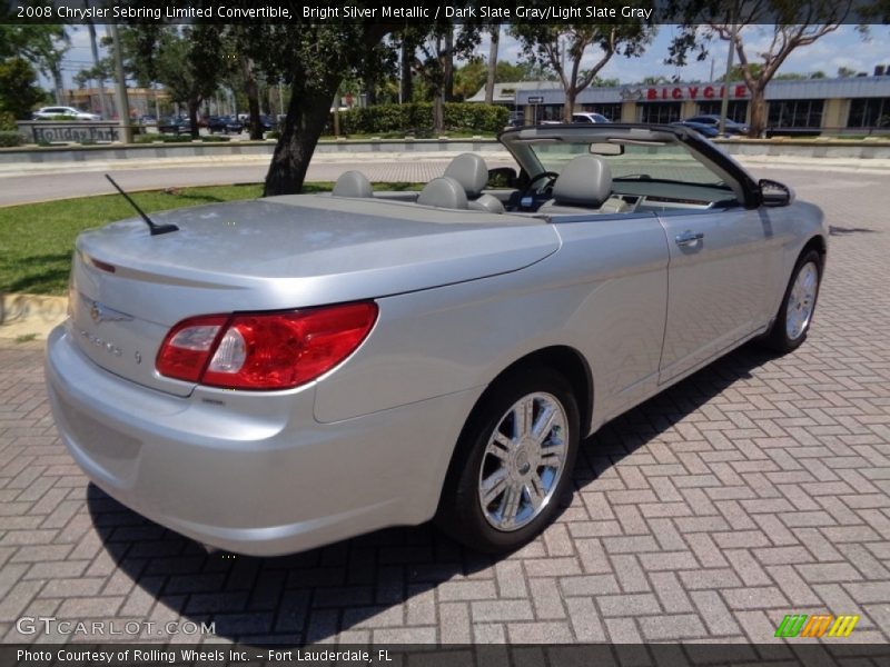 Bright Silver Metallic / Dark Slate Gray/Light Slate Gray 2008 Chrysler Sebring Limited Convertible