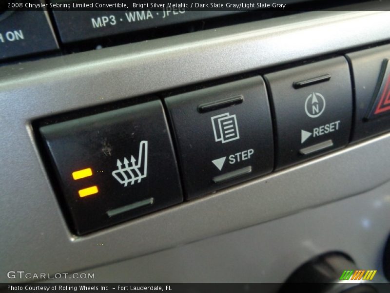 Bright Silver Metallic / Dark Slate Gray/Light Slate Gray 2008 Chrysler Sebring Limited Convertible