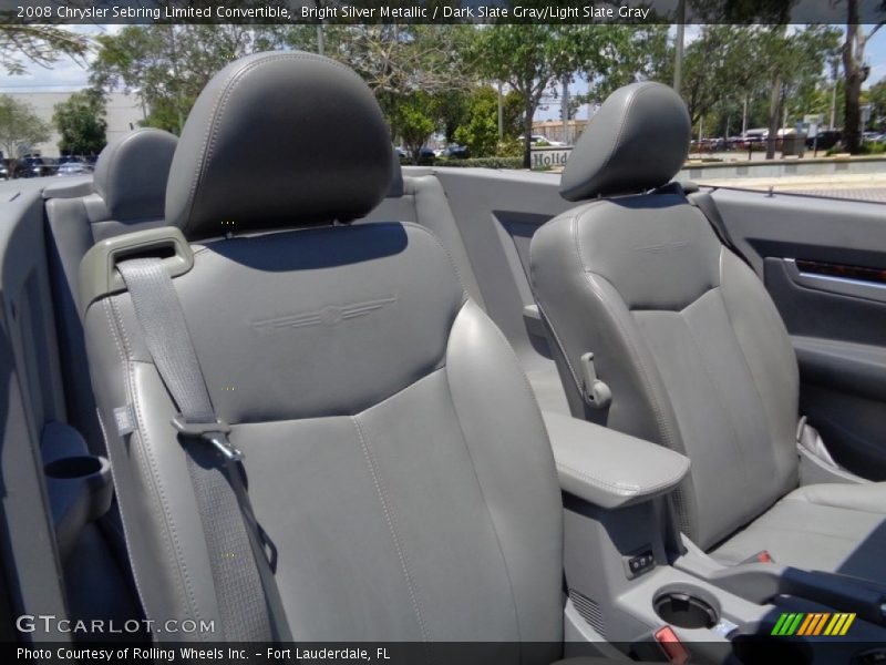 Bright Silver Metallic / Dark Slate Gray/Light Slate Gray 2008 Chrysler Sebring Limited Convertible
