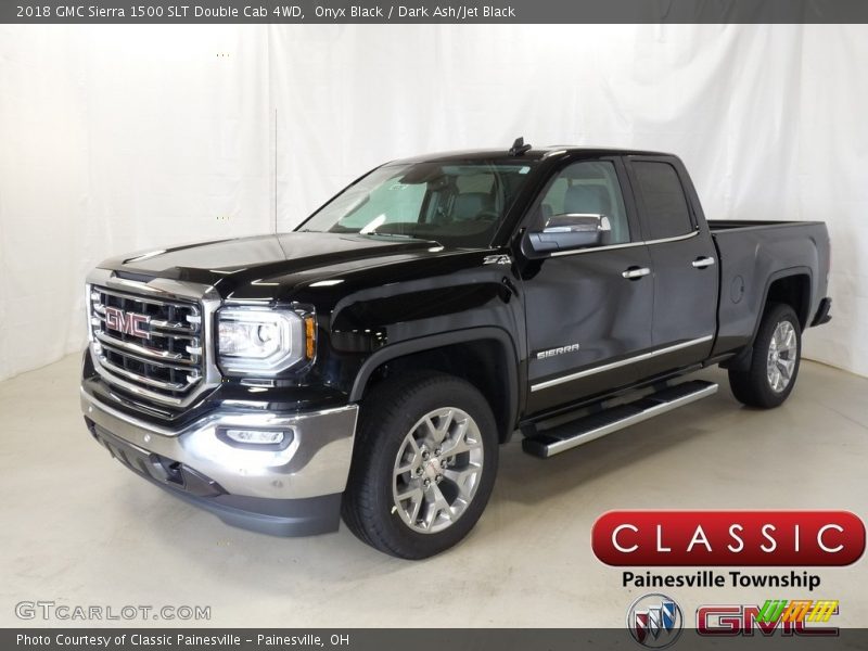 Onyx Black / Dark Ash/Jet Black 2018 GMC Sierra 1500 SLT Double Cab 4WD