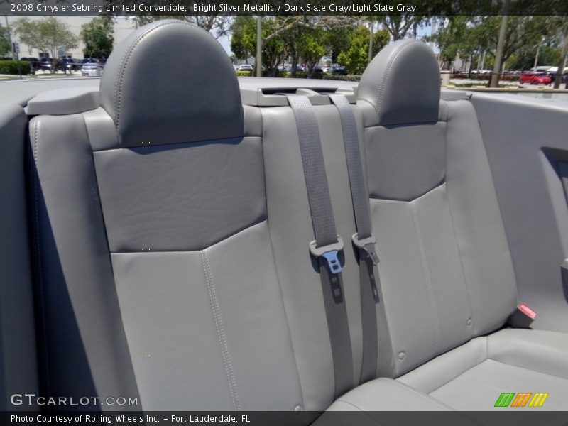 Bright Silver Metallic / Dark Slate Gray/Light Slate Gray 2008 Chrysler Sebring Limited Convertible