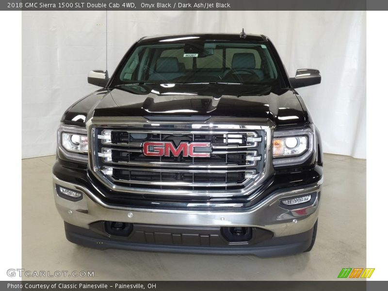 Onyx Black / Dark Ash/Jet Black 2018 GMC Sierra 1500 SLT Double Cab 4WD