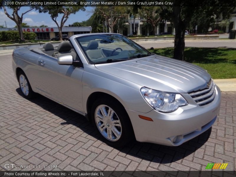 Bright Silver Metallic / Dark Slate Gray/Light Slate Gray 2008 Chrysler Sebring Limited Convertible