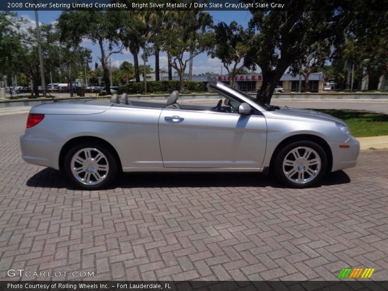 Bright Silver Metallic / Dark Slate Gray/Light Slate Gray 2008 Chrysler Sebring Limited Convertible
