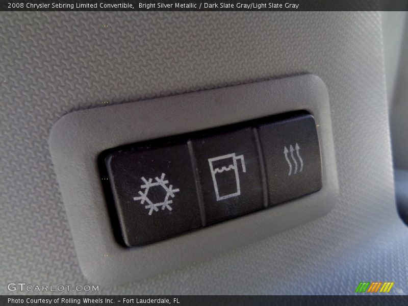 Bright Silver Metallic / Dark Slate Gray/Light Slate Gray 2008 Chrysler Sebring Limited Convertible