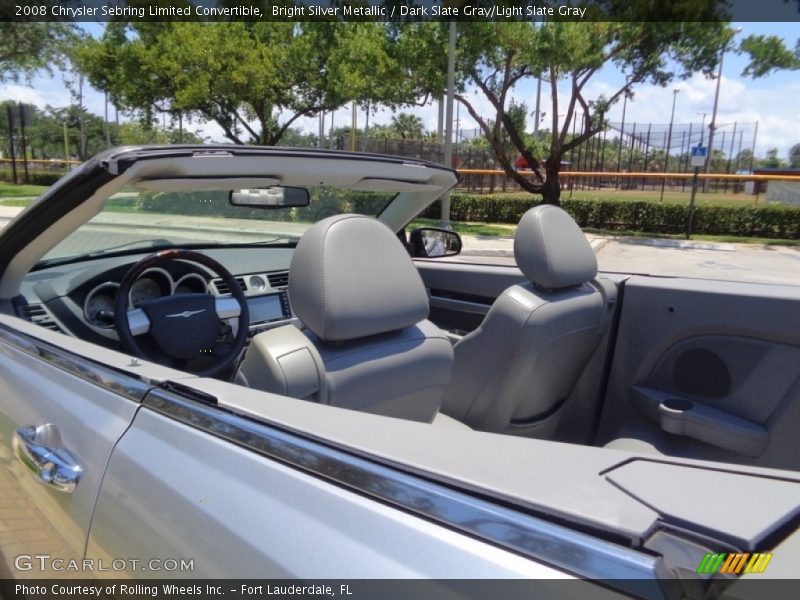 Bright Silver Metallic / Dark Slate Gray/Light Slate Gray 2008 Chrysler Sebring Limited Convertible