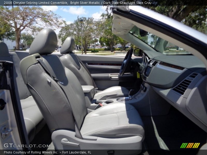 Bright Silver Metallic / Dark Slate Gray/Light Slate Gray 2008 Chrysler Sebring Limited Convertible