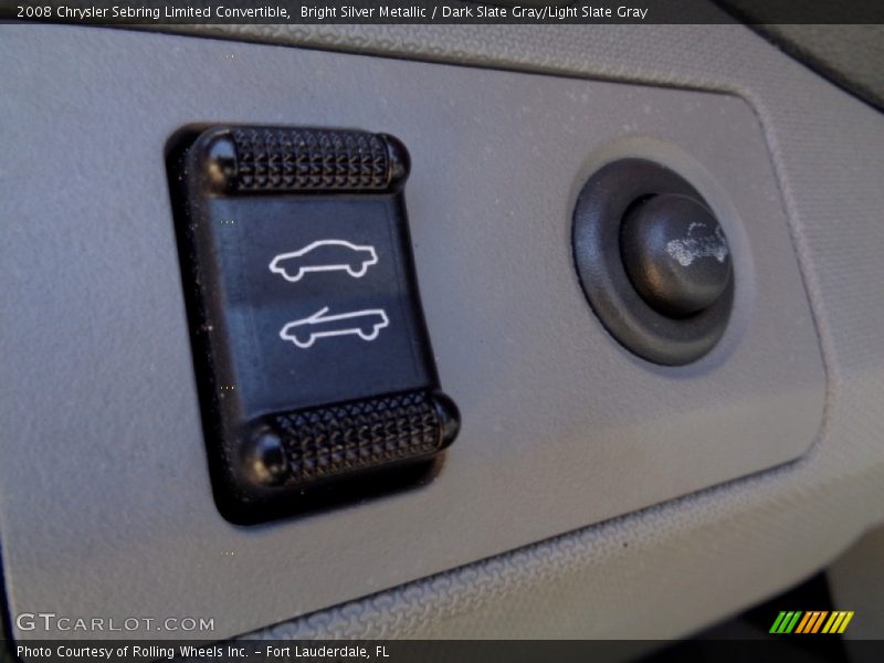 Bright Silver Metallic / Dark Slate Gray/Light Slate Gray 2008 Chrysler Sebring Limited Convertible