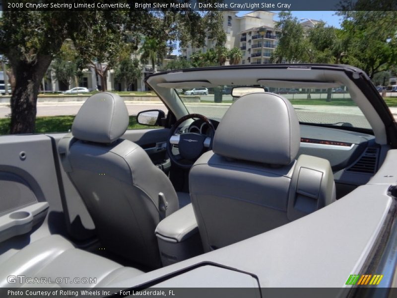 Bright Silver Metallic / Dark Slate Gray/Light Slate Gray 2008 Chrysler Sebring Limited Convertible