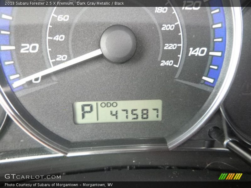 Dark Gray Metallic / Black 2013 Subaru Forester 2.5 X Premium