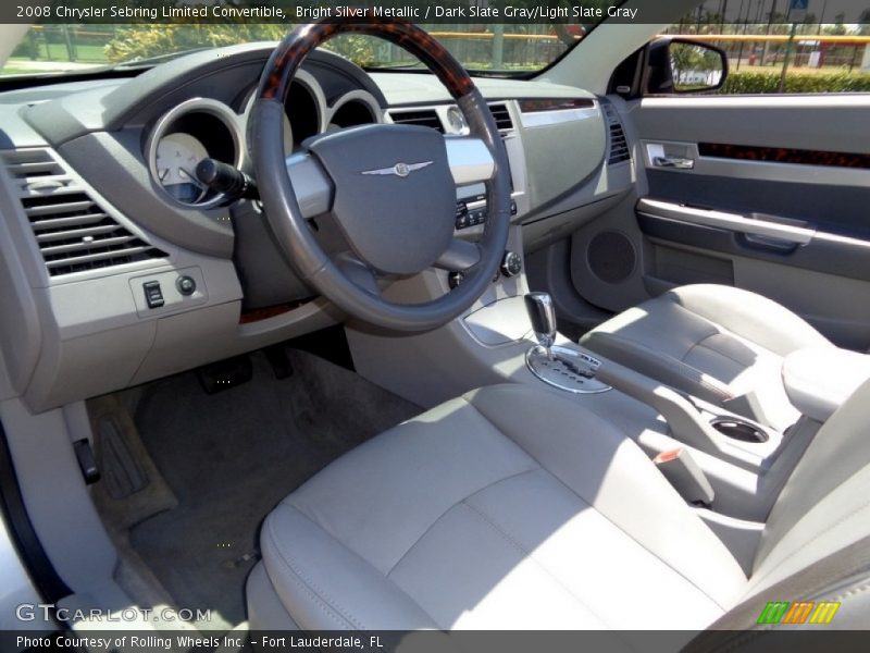Bright Silver Metallic / Dark Slate Gray/Light Slate Gray 2008 Chrysler Sebring Limited Convertible