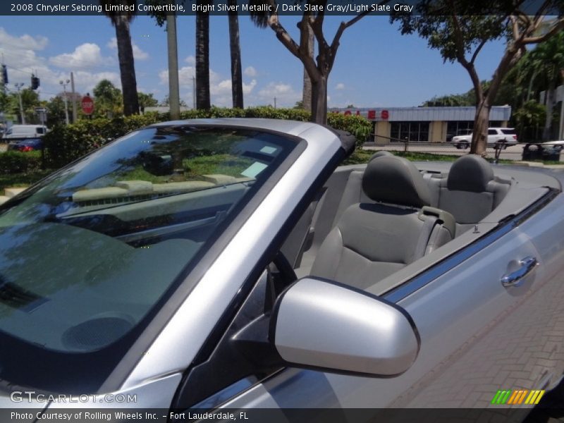 Bright Silver Metallic / Dark Slate Gray/Light Slate Gray 2008 Chrysler Sebring Limited Convertible
