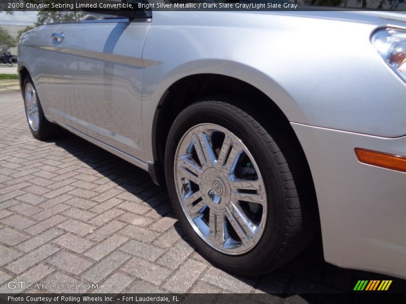 Bright Silver Metallic / Dark Slate Gray/Light Slate Gray 2008 Chrysler Sebring Limited Convertible