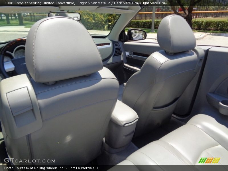 Bright Silver Metallic / Dark Slate Gray/Light Slate Gray 2008 Chrysler Sebring Limited Convertible