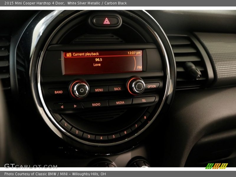 White Silver Metallic / Carbon Black 2015 Mini Cooper Hardtop 4 Door