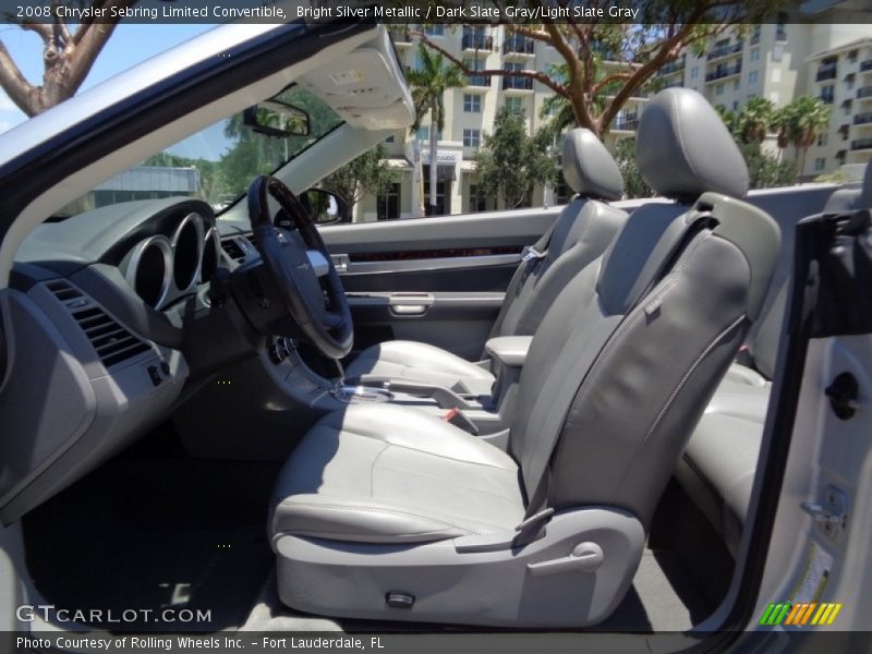 Bright Silver Metallic / Dark Slate Gray/Light Slate Gray 2008 Chrysler Sebring Limited Convertible