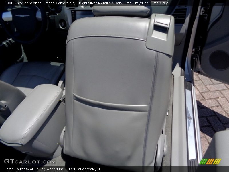 Bright Silver Metallic / Dark Slate Gray/Light Slate Gray 2008 Chrysler Sebring Limited Convertible