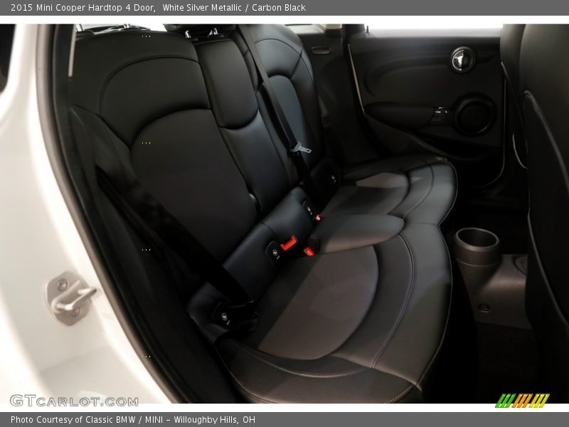 White Silver Metallic / Carbon Black 2015 Mini Cooper Hardtop 4 Door