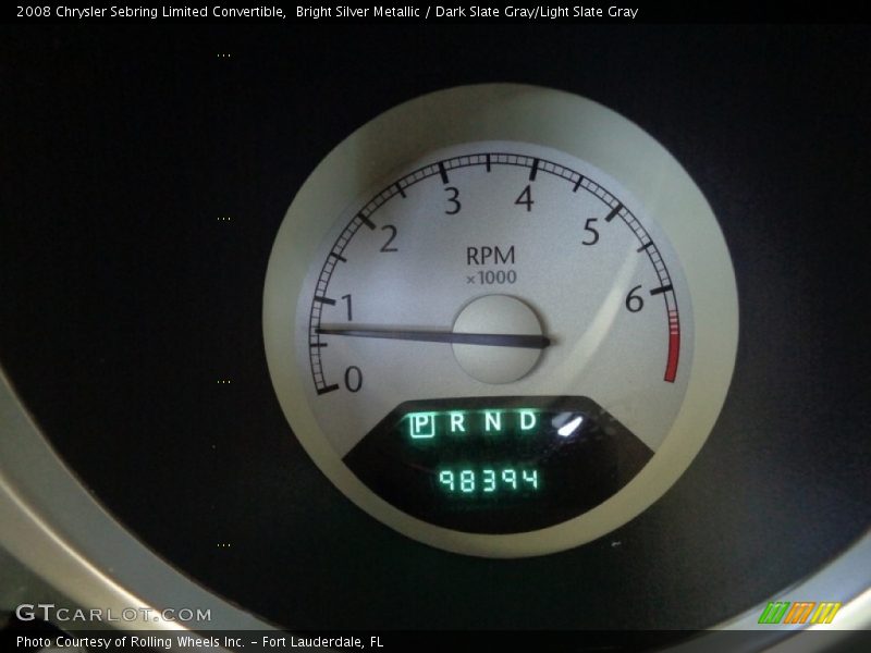 Bright Silver Metallic / Dark Slate Gray/Light Slate Gray 2008 Chrysler Sebring Limited Convertible