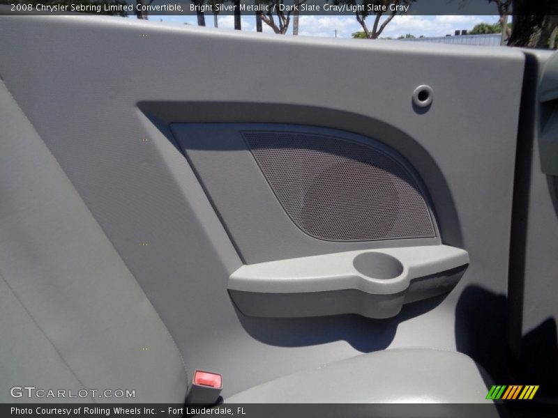 Bright Silver Metallic / Dark Slate Gray/Light Slate Gray 2008 Chrysler Sebring Limited Convertible