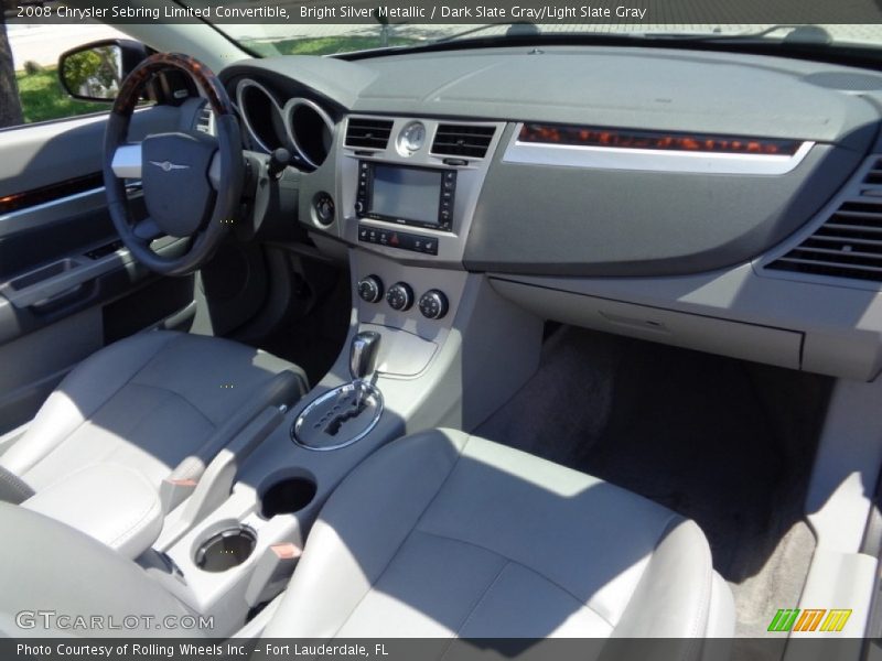 Bright Silver Metallic / Dark Slate Gray/Light Slate Gray 2008 Chrysler Sebring Limited Convertible