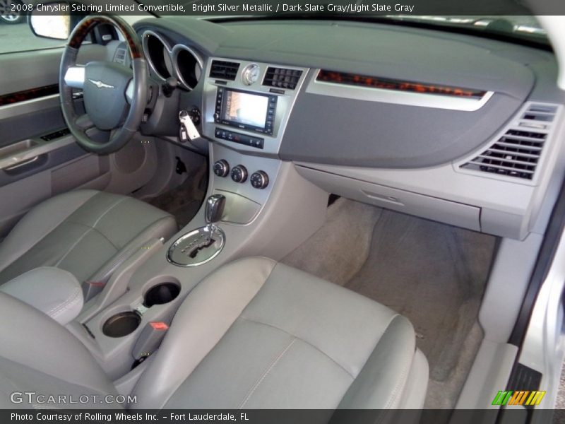 Bright Silver Metallic / Dark Slate Gray/Light Slate Gray 2008 Chrysler Sebring Limited Convertible