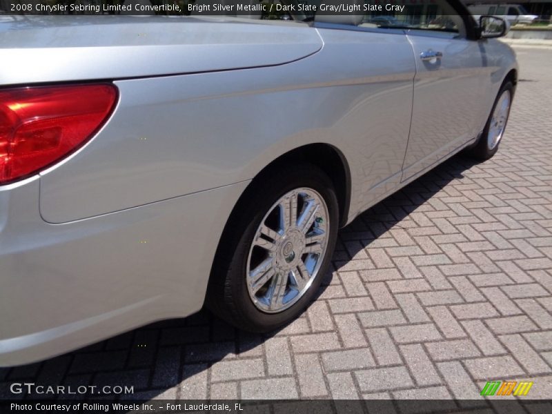 Bright Silver Metallic / Dark Slate Gray/Light Slate Gray 2008 Chrysler Sebring Limited Convertible