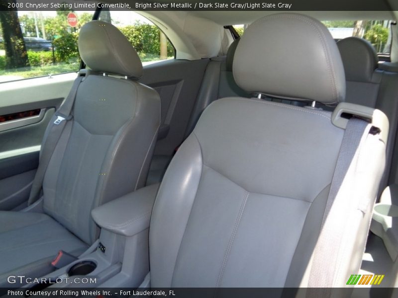 Bright Silver Metallic / Dark Slate Gray/Light Slate Gray 2008 Chrysler Sebring Limited Convertible