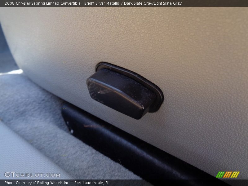 Bright Silver Metallic / Dark Slate Gray/Light Slate Gray 2008 Chrysler Sebring Limited Convertible