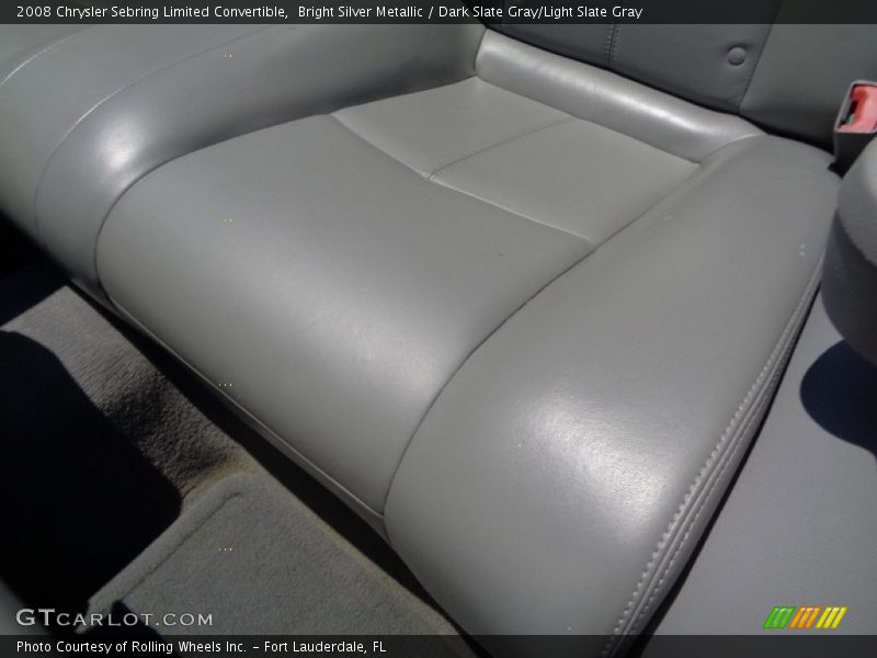 Bright Silver Metallic / Dark Slate Gray/Light Slate Gray 2008 Chrysler Sebring Limited Convertible